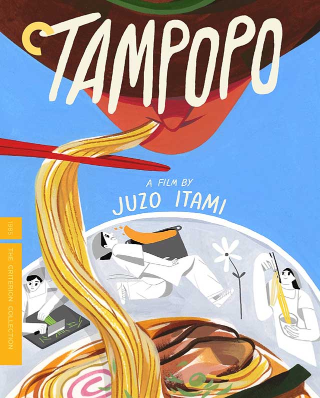 Criterion Collection cover for Tampopo, 1985 film by Juzo Itami.